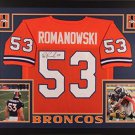 Bill Romanowski Autographed Signed Framed Denver Broncos Jersey BECKETT