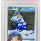 Ryne Sandberg Chicago Cubs Signed Autographed 1983 Topps Rookie Card PSA