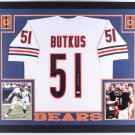 Dick Butkus Autographed Signed Framed Chicago Bears Jersey JSA