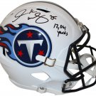 Derrick Mason Signed Autographed Full Size Tennessee Titans Helmet BECKETT