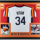 Nolan Ryan Signed Autographed Framed Houston Astros Jersey TRISTAR
