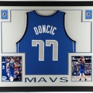Luka Doncic Signed Autographed Framed Dallas Mavericks Nike Jersey FANATICS