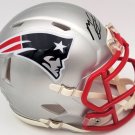 Mac Jones Autographed Signed New England Patriots Mini Helmet BECKETT