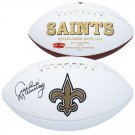 Archie Manning Autographed Signed New Orleans Saints Logo Football FANATICS