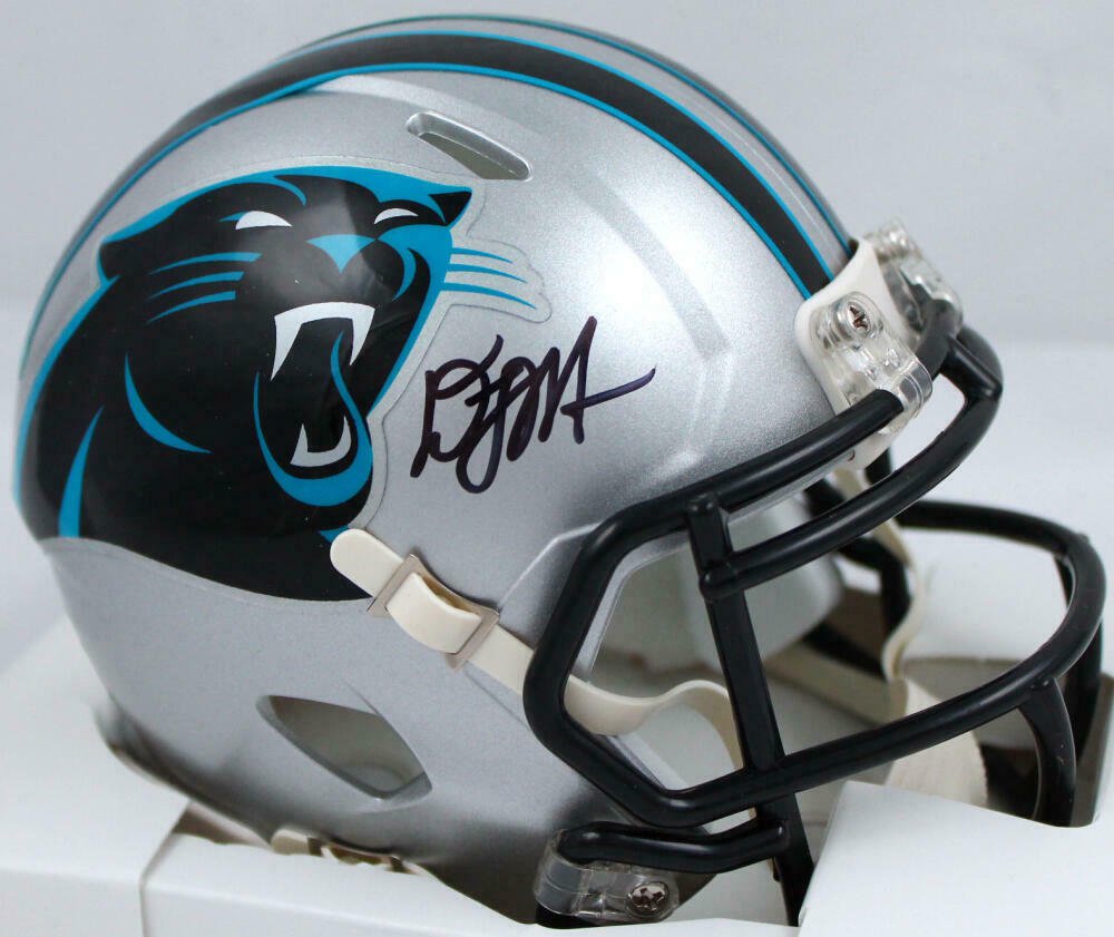 DJ Moore Autographed Signed Carolina Panthers Mini Helmet JSA