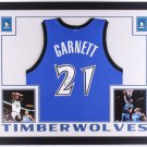 Kevin Garnett Autographed Signed Framed Minnesota Timberwolves Jersey BECKETT Kevin Garnett Autographed Signed Framed Minnesota Timberwolves Jersey BECKETT