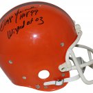 Ozzie Newsome Signed Autographed Cleveland Browns FS TB Helmet JSA