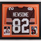 Ozzie Newsome Signed Autographed Framed Cleveland Browns Jersey BECKETT