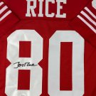 Jerry Rice Autographed Signed San Francisco 49ers Jersey JSA