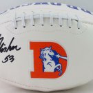 Randy Gradishar Autographed Signed Denver Broncos Logo Football JSA