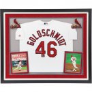 Paul Goldschmidt Signed Autographed Framed St. Louis Cardinals Nike Jersey MLB