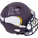 Cris Carter Autographed Signed Minnesota Vikings FS Helmet SCHWARTZ