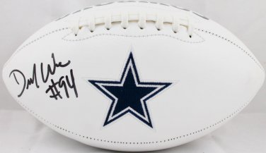 DeMarcus Ware Autographed Signed Dallas Cowboys Logo Football BECKETT