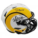 Warner Bruce Holt & Vermeil Autographed Signed St. Louis Rams FS Lunar Helmet RADTKE