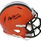 Ozzie Newsome Signed Autographed Cleveland Browns Mini Helmet SCHWARTZ