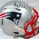 Drew Bledsoe Autographed Signed New England Patriots Mini Helmet BECKETT