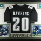 Brian Dawkins Autographed Signed Framed Philadelphia Eagles Jersey BECKETT
