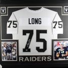 Howie Long Autographed Signed Framed Oakland Raiders Jersey BECKETT