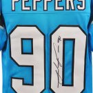 Julius Peppers Signed Autographed Carolina Panthers Jersey SCHWARTZ