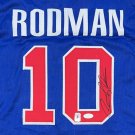 Dennis Rodman Autographed Signed Detroit Pistons Jersey JSA