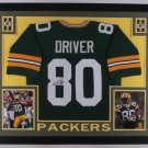 Donald Driver Autographed Signed Framed Green Bay Packers Jersey BECKETT