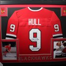 Bobby Hull Signed Autographed Chicago Blackhawks Framed Jersey JSA