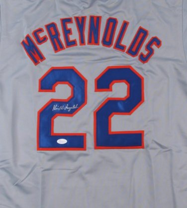 Kevin McReynolds Autographed Signed New York Mets Jersey JSA