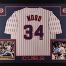 Kerry Wood Autographed Signed Framed Chicago Cubs Jersey JSA