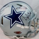 Prescott Elliott & Lamb Signed Autographed Dallas Cowboys Proline FS Helmet BECKETT
