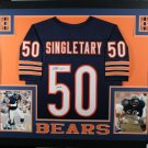 Mike Singletary Signed Autographed Framed Chicago Bears Jersey JSA