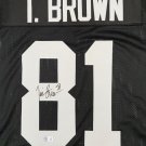 Tim Brown Autographed Signed Oakland Raiders Jersey BECKETT