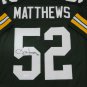 Clay Matthews Signed Autographed Framed Green Bay Packers Jersey JSA
