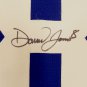Daniel Jones Autographed Signed New York Giants Blue Jersey BECKETT