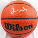 James Worthy Lakers Signed Autographed Wilson NBA Basketball BECKETT