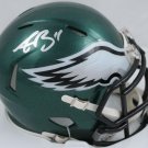 AJ Brown Autographed Signed Philadelphia Eagles Mini Helmet BECKETT