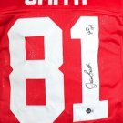 Jackie Smith Signed Autographed St. Louis Cardinals Logo Jersey BECKETT