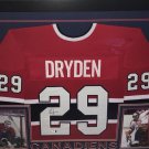 Ken Dryden Autographed Signed Framed Montreal Canadiens Jersey GLOBAL