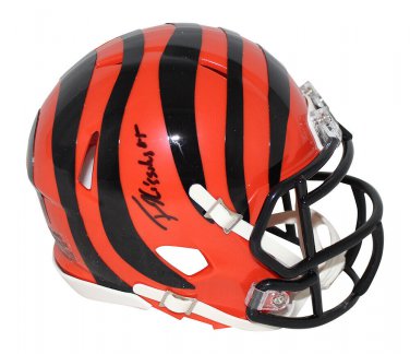 Tee Higgins Autographed Signed Cincinnati Bengals Mini Helmet BECKETT