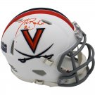 Tiki Barber Signed Autographed Virginia Cavaliers Mini Helmet RADTKE