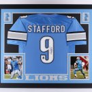 Matthew Stafford Autographed Signed Framed Detroit Lions Jersey JSA