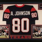 Andre Johnson Autographed Signed Framed Houston Texans Jersey JSA