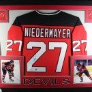 Scott Niedermayer Autographed Signed Framed New Jersey Devils Jersey AJ COA