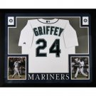 Edgar Martinez Autographed Signed Framed Seattle Mariners Nike Jersey FANATICS