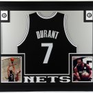 Kevin Durant Autographed Signed Framed Brooklyn Nets Jersey BECKETT