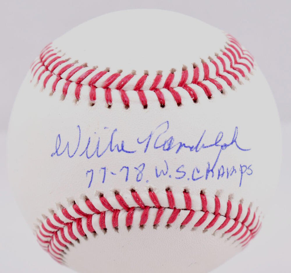 Willie Randolph Yankees Signed Autographed MLB Baseball BECKETT