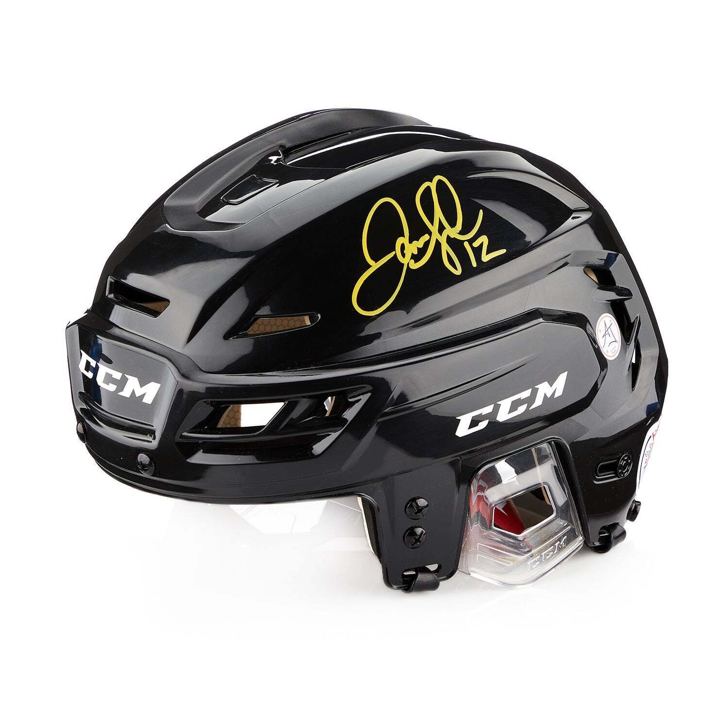Jarome Iginla Autographed Signed Calgary Flames CCM Helmet AJ COA