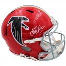 Jamal Anderson Autographed Signed Atlanta Falcons FS TB Helmet RADTKE