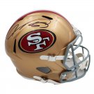 Vernon Davis Signed Autographed San Fransisco 49ers Speed FS Helmet JSA