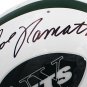 Joe Namath Autographed Signed New York Jets TB Authentic Helmet BECKETT