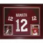 Joe Namath Autographed Signed Framed Alabama Crimson Tide Jersey BECKETT